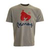 Money Clothing Money Logo Combo T-Shirt (Grey Malange)