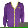 Money Clothing Money Signature Deluxe Knitted Cardigan (Grape)