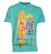 Money Dead Surfer Blue T-Shirt