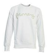 Money Diamonte Melon White Crew Sweatshirt