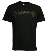 Money Diamonte Sig Ape Black T-Shirt