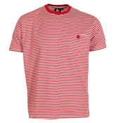 Lollipop and White Stripe T-Shirt