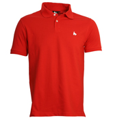 Money Poppy Red Pique Polo Shirt