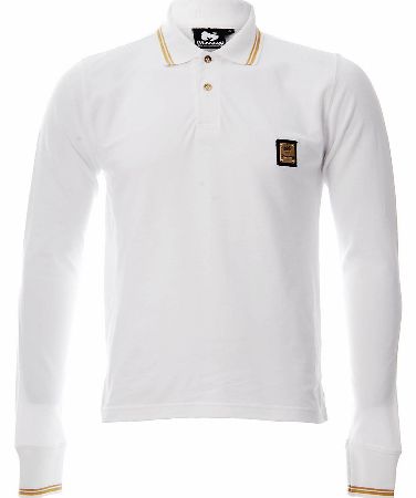 Money Purity Long Sleeve Polo Classic White