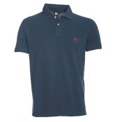 Twilight Blue Pique Polo Shirt