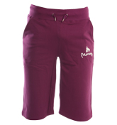 Money Violet Jersey Track Shorts