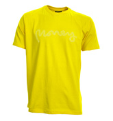 Yellow With White Stone Logo T-Shirt