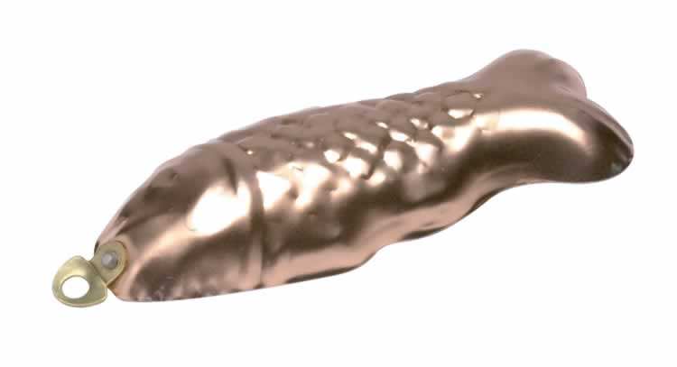 Small Copper Fish mould 13cm.