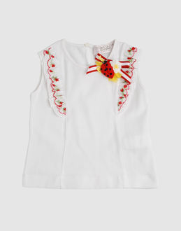 MONNALISA BEBEand#39; TOPWEAR Sleeveless t-shirts GIRLS on YOOX.COM
