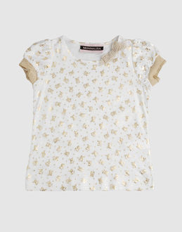 MONNALISA TOP WEAR Short sleeve t-shirts GIRLS on YOOX.COM