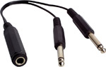 Mono 1/4" Jack Splitter ( 1/4inSkt-2