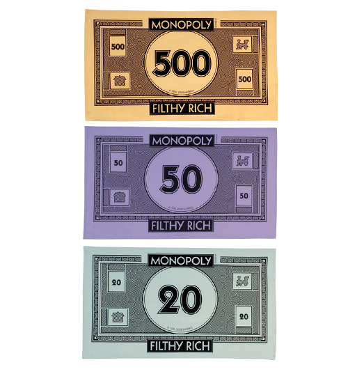 Monopoly Money 3pk Tea Towels