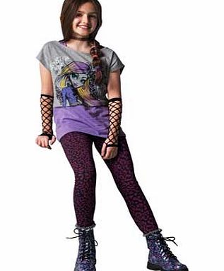 Monster High Girls Mock Layer Top - 11-12 Years
