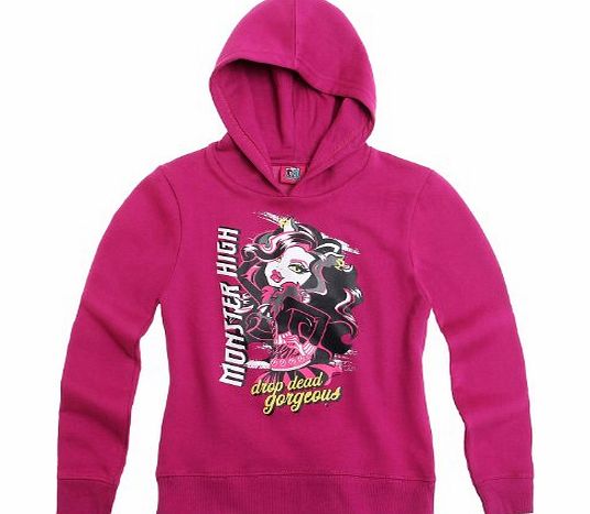 Monster High Girls Monster High Sweatshirt Kids Hoodie Jumper Top Official New Age 8-14 Years
