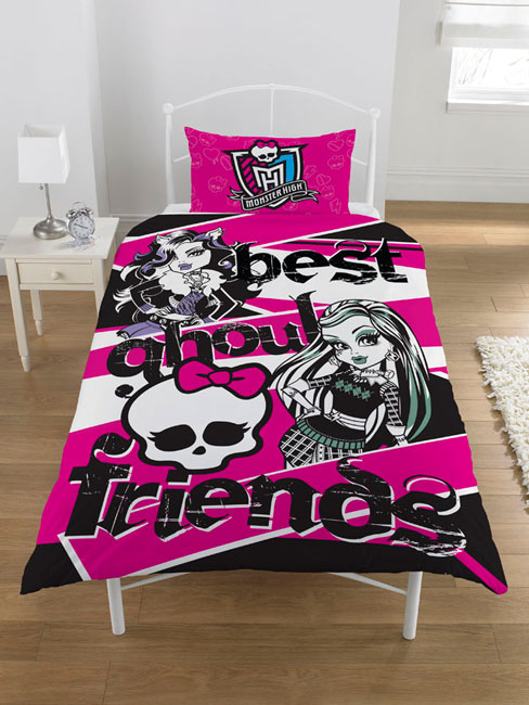 Monster High Single Panel Duvet Cover Set -