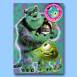Monsters, Inc. Mike- Sulley and Boo