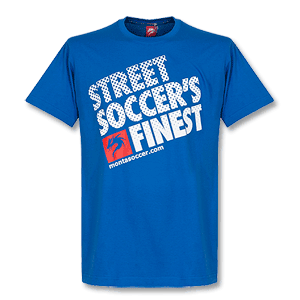 Monta Street Soccers Finest T-Shirt - Royal