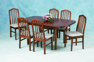 Dining Set. Medium Oak