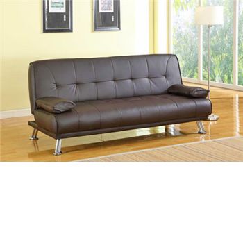 Montana Sofa Bed Brown - Marked - stitching on