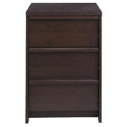 Monterey 3 Drawer Bedside Chest, Wenge Effect