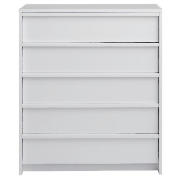 Monterey 5 Drawer Chest, White