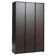 Monterey Triple Wardrobe, Wenge Effect