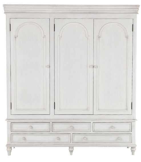 Montpelier White Painted Triple Wardrobe