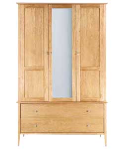 Montreal 3 Door Wardrobe - Light Oak