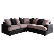 corner sofa, charcoal