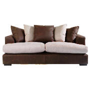 large sofa, chocolate