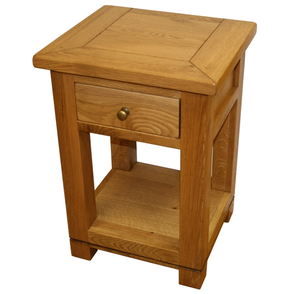 montreal Solid Oak 1 Drawer Night Stand