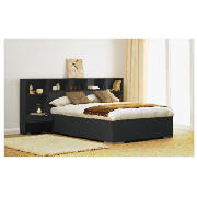 monza Double Bed With Surround, Dark Chocolate