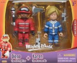 Mookie Mighty World - Diego the Firefighter and Karen the Paramedic Figures