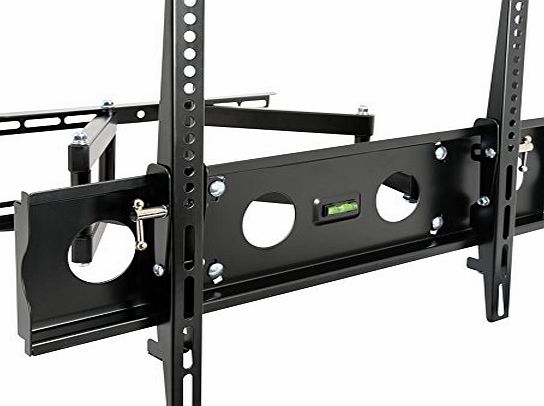 Slim TV Wall Bracket for 32 - 60-Inch LCD/LED and Plasma TV with Super Strength Load Capacity upto 55 kg, Black