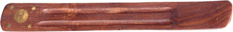 and Stars Wooden Ash Catcher Incense Holder