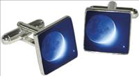 Moon Cufflinks by Robert Charles