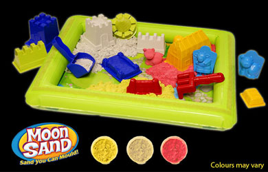 Cra-Z-Sand 19552 Glow in the Dark Space Playset