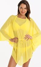 Moontide, 1295[^]275514 Contours Mesh Kaftan - Yellow