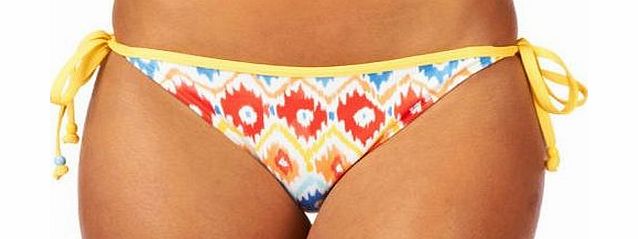 Moontide Womens Moontide Aztec String Bikini Bottom -
