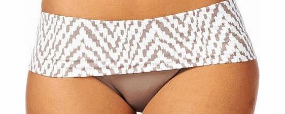 Moontide Womens Moontide Chevron Fold Down Skirt Pant