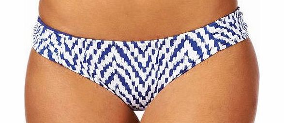 Moontide Womens Moontide Chevron Ruched Side Hipster