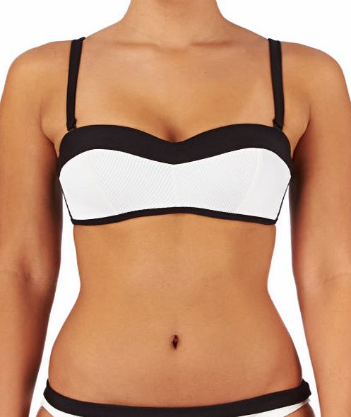 Moontide Womens Moontide Jacquard Stripe Freedom Bandeau