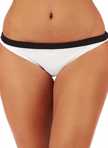 Moontide Womens Moontide Jacquard Stripe Standard Bikini