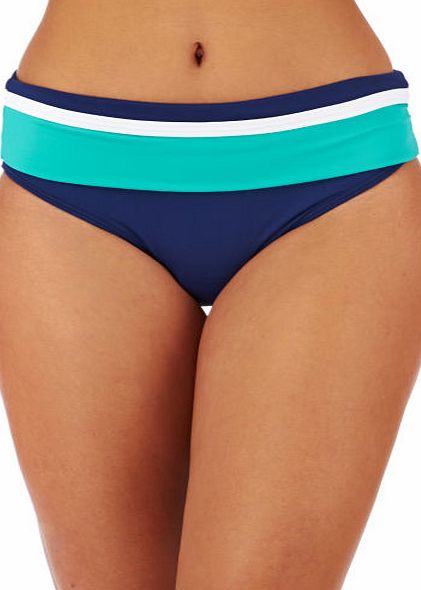 Moontide Womens Moontide Mod Spliced Fold Down Bikini