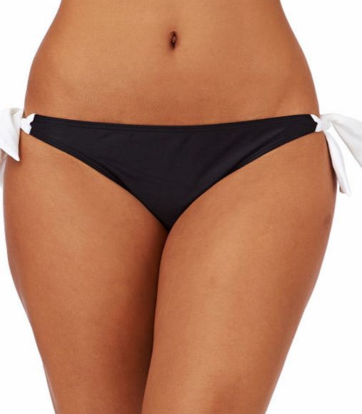 Moontide Womens Moontide Yin And Yang Tie Bikini Bottom