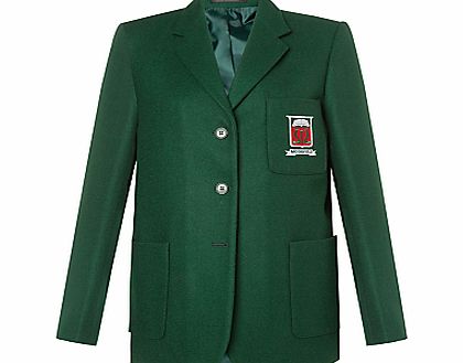 Moorfield School Unisex Blazer, Bottle Green