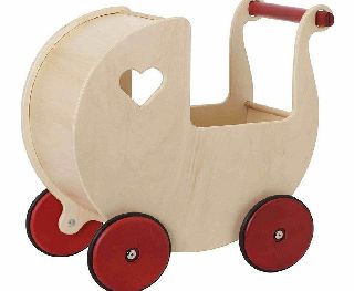 Moover Wooden Dolls Pram Natural 2014
