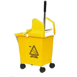 Mop Bucket And Wringing Attachment