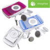 Mophie Mueva Wraptor for Apple iPod Shuffle 2G 3 Pack - Clear/Pink/Blue