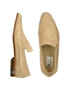 Moreschi Beige Suede Leather Shoes